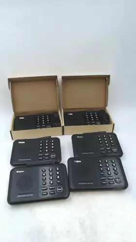 WUL-WIS-6P-BLACK WULOO Intercoms Wireless Feet Channel Pack #2
