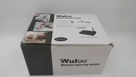 WUL-WIS-6P-BLACK WULOO Intercoms Wireless Feet Channel Pack