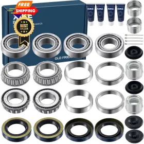 630148640372 XIKE Set Axles Trailer Wheel Hub Seal Kit