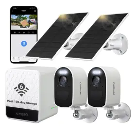 SHK4042-64G XMARTO Qhd Dual Wireless Solar Security