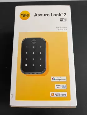 YRD430-WF1-BSP YALE Assure Lock Wi Fi Key Keypad Suede