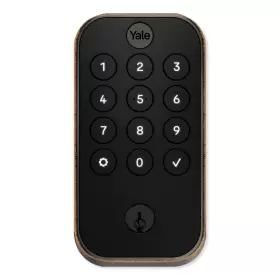 YRD614-ZW2-0BP YALE Pro Keyed Lock Pushbutton Keypad Wave
