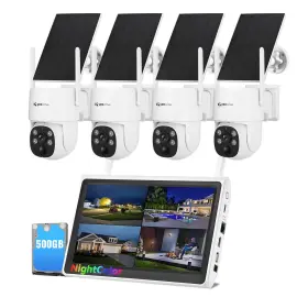 KNBDS4 YEEWISE Nightcolor Solar Security Camera Wireless Wi