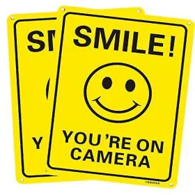 767065755497 YGONTAK Smile Youftre Sign Reflective Video