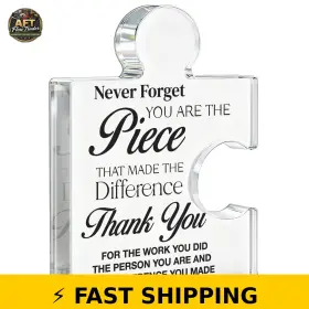 XIR27-01 YIGAUE Acrylic Puzzle Plaque Thank Coworkers