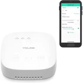 313051278244 YOLINK Smart Speaker Hub Tones Alarms Speech