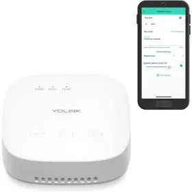 744110372892 YOLINK Smart Speaker Hub Tones Alarms Speech