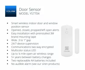 810121540510 YOLINK Lora Smart Door Sensor Starter Speakerhub #2