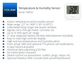 850024791459 YOLINK Speakerhub Humidity Sensors Starter Audio #2
