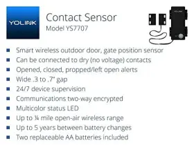 850024791503 YOLINK Lora Smart Contact Sensor Speakerhub Kit #3