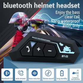 B0BP1JKNCR YOVDA Geva Helmet Bluetooth Headset Waterproof #2