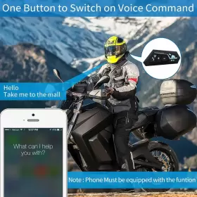 B0BP1JKNCR YOVDA Geva Helmet Bluetooth Headset Waterproof #3