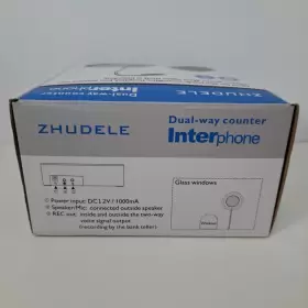 9908 ZHUDELE Box Duak Window Glass Counter Interphone #2