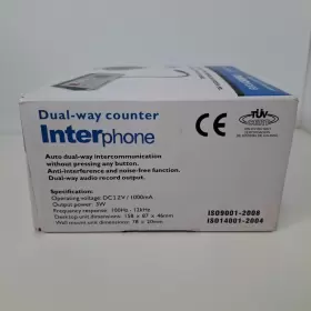 9908 ZHUDELE Box Duak Window Glass Counter Interphone #3