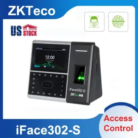 IFACE302-S ZKTECO Fingerprint Facial Recognition Access