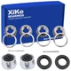 XiKe 2 Set Fits for 25mm Axles Trailer Wheel Hub Bearings Kit, 30205 Bearings...