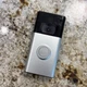 Ring Rechargeable Video Door Bell 5UM5E5 Silver HD Night Vision.  With Mount.