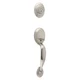 Kwikset 687 DAXP15SMTCP Combination Lockset, Dakota Design, Satin Nickel, Knob I