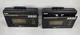 PARTS ONLY Lot Of 2 GEMINI AM/FM CASSETTE PLAYER AS80 