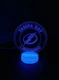 Tampa Bay Lightning 3D Night Light Multi Color Changing Illusion Lamp Kids Gift
