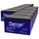 Mighty Max 12V 12AH GEL F2 Battery Compatible with Altronix AL300ULXD - 10 Pack