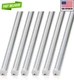 Barrina LED Shop Light Fixture 8ft, T8, 72W 9000lm 5000K, Plug and Play -6 Pack