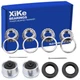 XiKe 2 Set Fits for 25mm Axles Trailer Wheel Hub Bearings Kit, 30205 