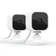 Blink Mini - Compact indoor plug-in smart security camera 2 Pack White