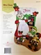 Mrs. Claus Baking Cookies Felt Stocking Kit 18" Kitten Elf NEW like Bucilla