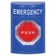 Safety Technology International SS2402EM-EN Emergency Button, Blue, SPDT, STI
