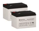 SigmasTek SP12-12 (T2) Battery Replacement Set of 2 for Altronix AL300ULXD Alarm