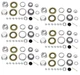 (6) NIB Trailer Wheel Bearings Kits 25580 15123 10-36 for 6000/7000# Axle