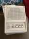 New 1990 NuTone 5" Speaker IS-405L 4006 Intercom System Adobe White Ribbon Clip