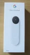 Google Nest Smart Wi-Fi Video Doorbell Camera Snow GA01318-US Unused