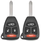 Npauto Key Fob Replacement Fits For Jeep Commander 2006-2007 Grand Cherokee
