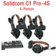 HOLLYLAND 1100ft Solidcom C1 Pro 4S Wireless Intercom Headset System 4-Person