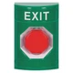 Safety Technology International Exit Push Button, Green, Polycarbonate