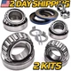 (2 Kits) PopUp & RV Camping Trailer Wheel Rebuild Kit, 1-1/4" & 1-3/4" Bearings