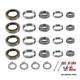 Trailer Hub Wheel Bearing Kit 25580 25520 14125A 14276 with Double Lip Grease