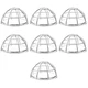 Hemobllo 7pcs Detector Impact Resistant Wire Mesh Design for Detectors Aesthe...