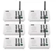 Wuloo Intercoms Wireless for Home 5280 Feet Range 10 Channel 3 Code, Wireless