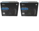 GE Cync Outdoor WIRED Smart 2K Camera (CAMODWD3MW1-1P) Black (2 PACK)