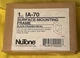 *NEW-Open Box* NUTONE SURFACE MOUNTING FRAME BLACK METAL 1A-70