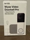 WYZE Video Doorbell Pro + WYZE Chime Pro, Wired or Wire-Free  NOB