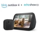 Blink Outdoor 4 Wireless Security Camera 1 Pack Black Sync Module & Echo Show 5