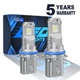 For Saab 9000/900 1990-1993 9004 2x LED Headlight Bulbs All-in-One Plug and Play
