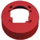 System Sensor SpectrAlert Advance SPBBSC Back Box Skirt Red Ceiling Mount