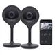 Geeni Look 2 Pack 2K QUAD HD  Smart Wi-Fi Security Camera System w Voice Control