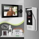 HOMSECUR 7" HD Intercom System Set With Electrical Lock Night Vision Waterproof