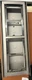 aiphone GT-104HB & GT-4F intercom module mounting box, front frame - USED (# 10)